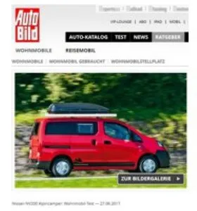 Ein superkompakter Kumpel – Alpincamper auf Basis des Nissan NV200
