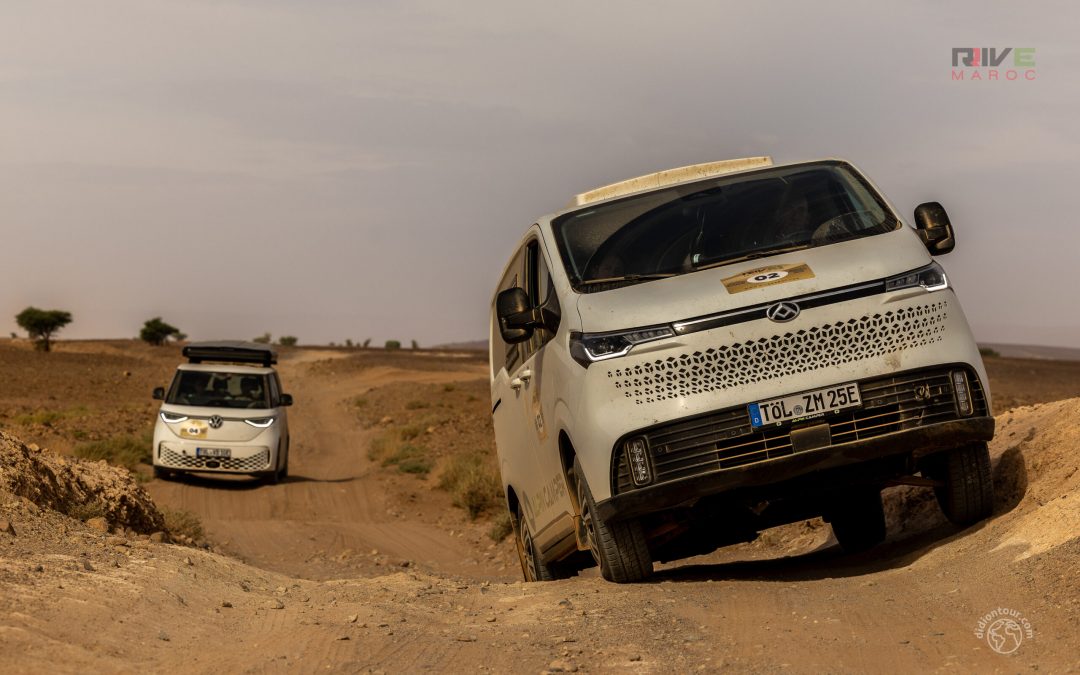 RIVE Maroc 2025 – MIT DEM E-AUTO ELEKTRISCH BIS IN DIE SAHARA